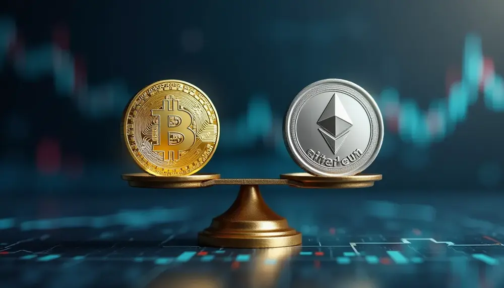 Bitcoin Stabilizes While Ethereum Faces Market Pressures and Institutional Interest Grows